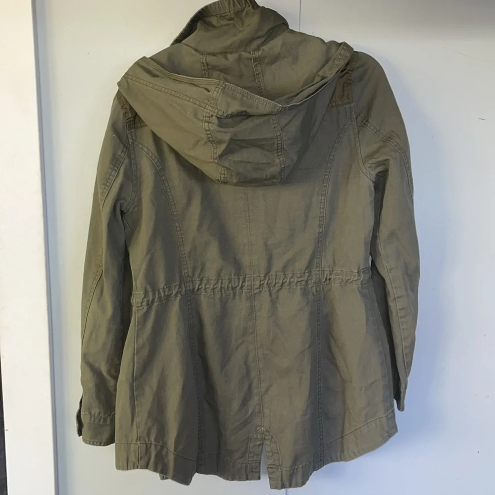 Sebby Collection Hooded Utility Jacket - Picture 4 of 5